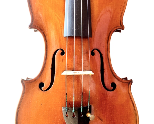 K13 Violine - Zettel "Varagnolo Ferruccio, Milano 1910" (front)