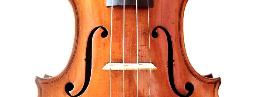 K13 Violine - Zettel "Varagnolo Ferruccio, Milano 1910" (front)